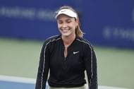 Donna Vekic at the 2022 San Diego Open.